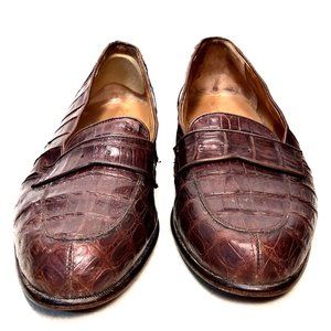 Daniele Ferradini Genuine Crocodile Loafers